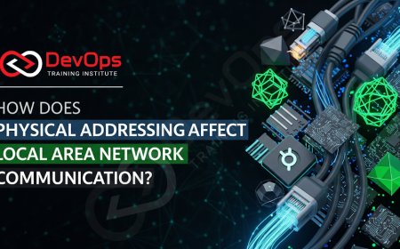 How Does Physical Addressing Affect Local Area Network Communication?