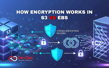 How Is Encryption Handled Differently in S3 vs EBS?