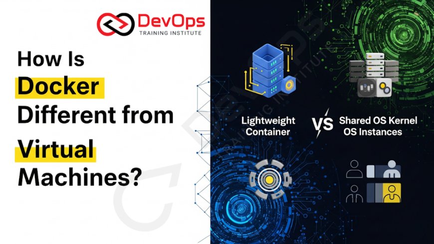 How Is Docker Different from Virtual Machines?