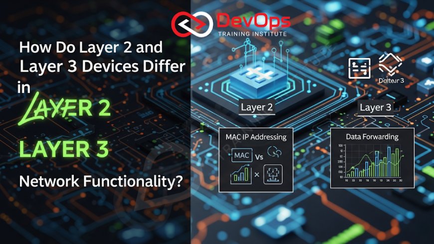 How Do Layer 2 and Layer 3 Devices Differ in Network Functionality?