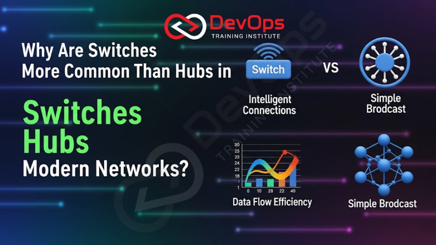 Why Are Switches More Common Than Hubs in Modern Networks?