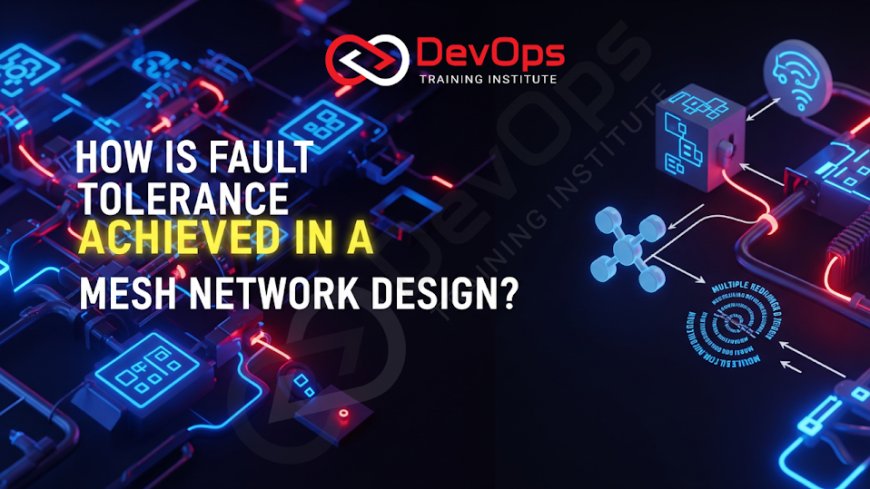 How Is Fault Tolerance Achieved in a Mesh Network Design?
