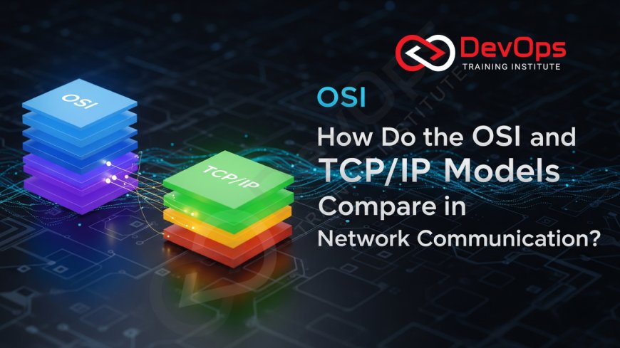 How Do the OSI and TCP/IP Models Compare in Network Communication?