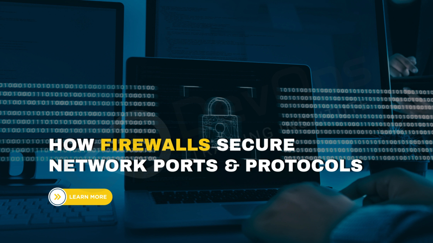 How Can Firewalls Help Secure Network Ports and Protocols?