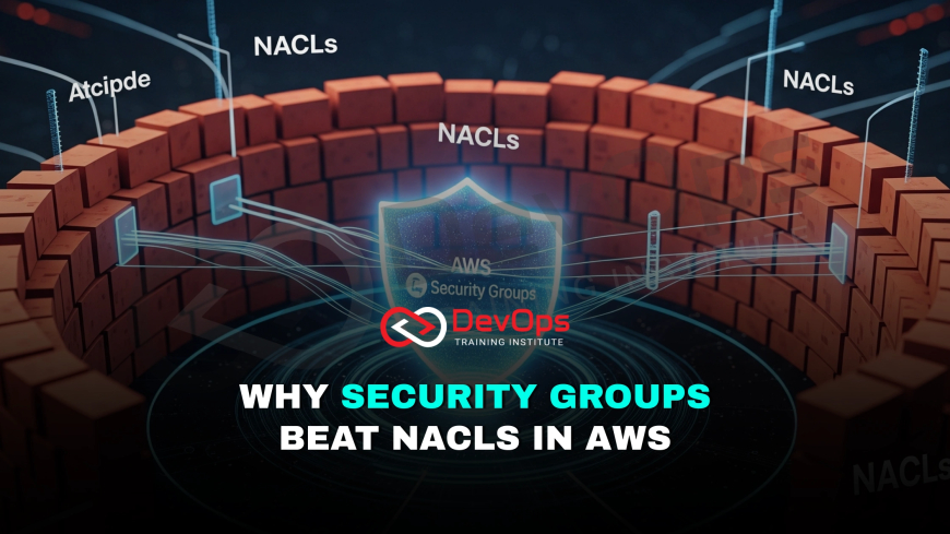Why Are Security Groups Preferred Over NACLs in AWS for App Protection?