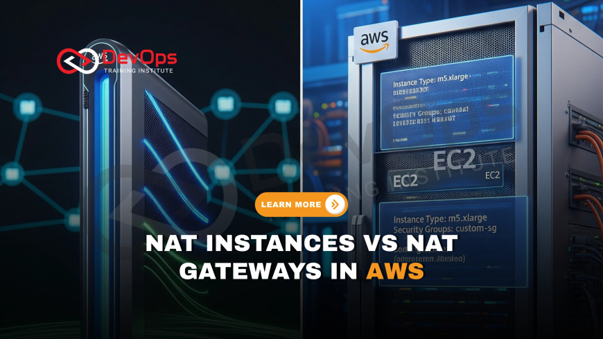 How Do NAT Instances Differ from NAT Gateways in AWS Architectures?
