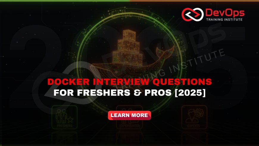 Best Docker Interview Questions for Freshers & Experienced [2025]