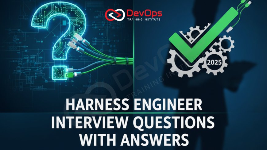 Harness Engineer Interview Questions with Answers [2025]