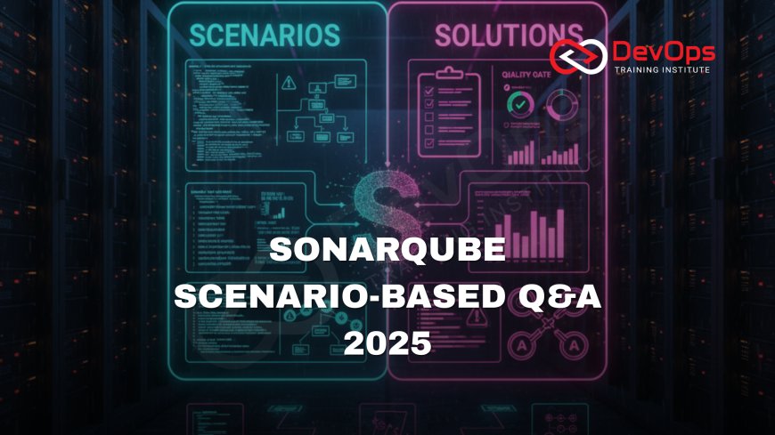 Scenario-Based SonarQube Interview Questions and Answers [2025]