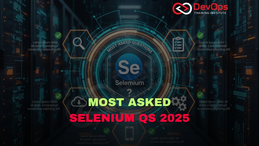 Most Asked Selenium Interview Questions [2025]