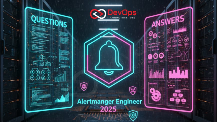 Alertmanager Engineer Interview Questions with Answers [2025]