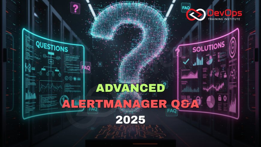 Advanced Alertmanager Interview Questions [2025]