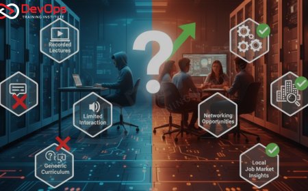 Why Choose a Local DevOps Training Institute in Bangalore Over Online?
