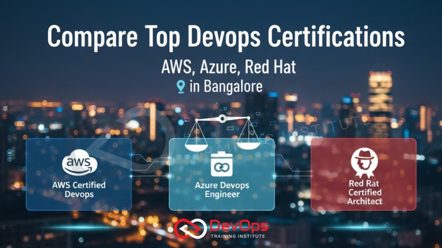 Compare Top DevOps Certifications in Bangalore (AWS, Azure, Red Hat)