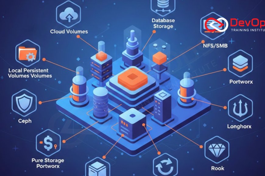 12 Kubernetes Storage Options Explained - Top DevOps Training Institute ...