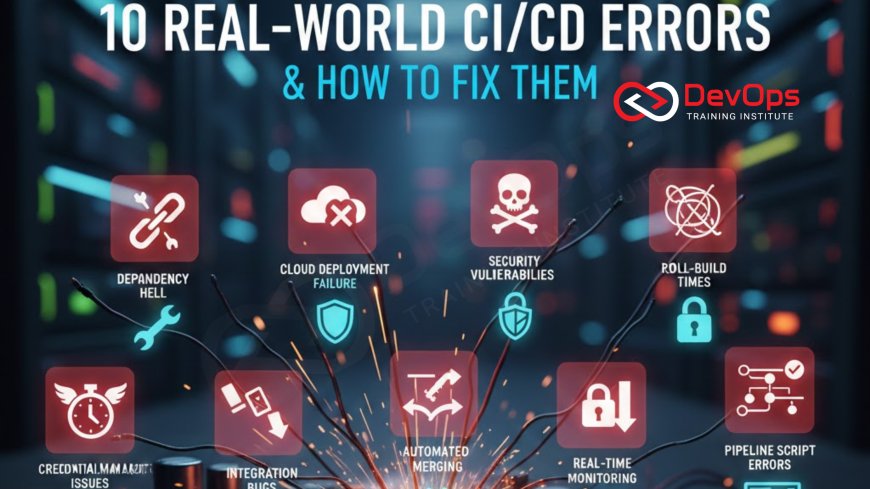 10 Real-World CI/CD Errors & How to Fix Them