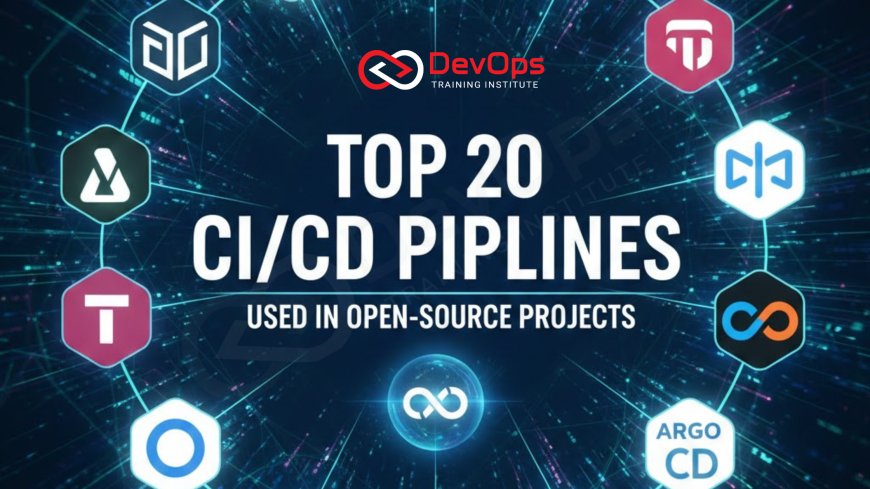 Top 20 CI/CD Pipelines Used in Open-Source Projects