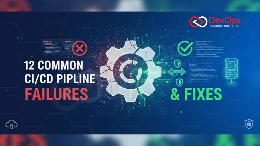 12 Common CI/CD Pipeline Failures & Fixes
