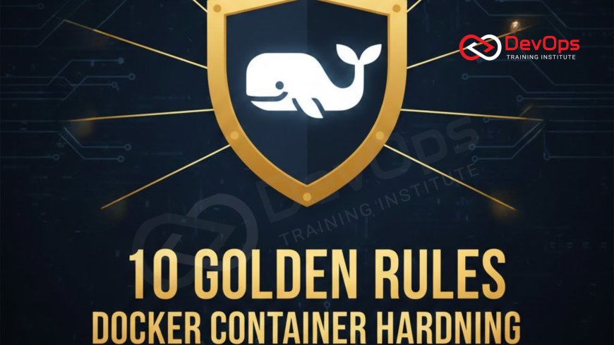10 Golden Rules of Docker Container Hardening