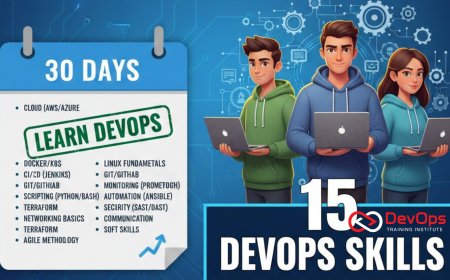 15 DevOps Skills Freshers Can Learn in 30 Days