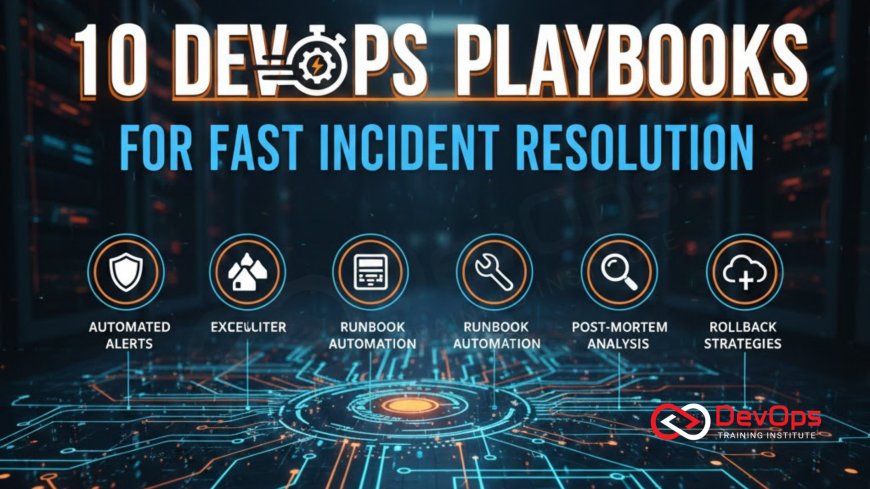 10 DevOps Playbooks for Fast Incident Resolution